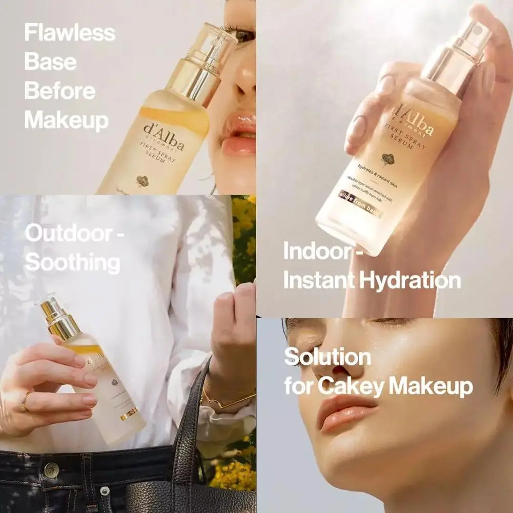 DAlba White Truffle Spray Essence  Multi-Effect SprayLight Facial Brightening Moisturizer Skin Essence Korean Skin Care