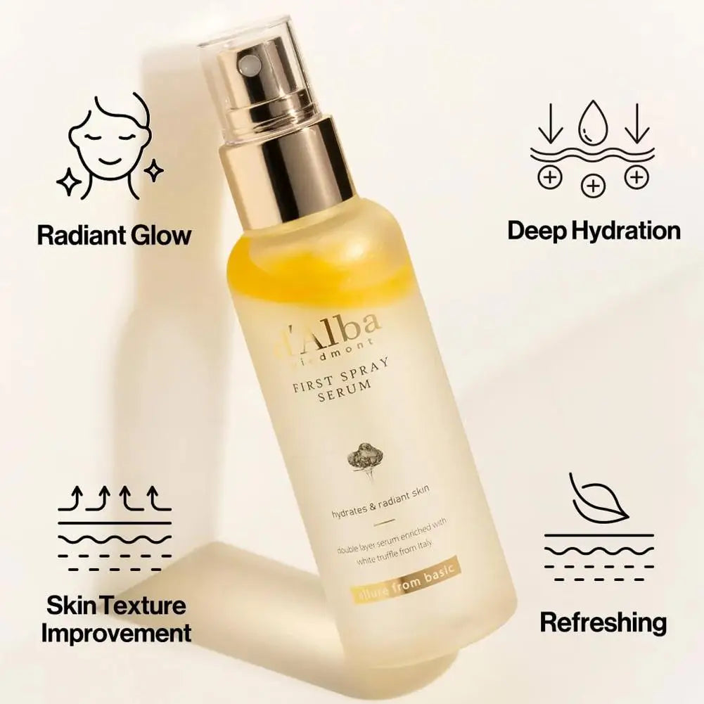 DAlba White Truffle Spray Essence  Multi-Effect SprayLight Facial Brightening Moisturizer Skin Essence Korean Skin Care
